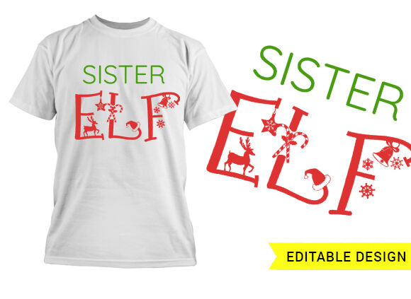 Download Sister Elf editable design template - Designious