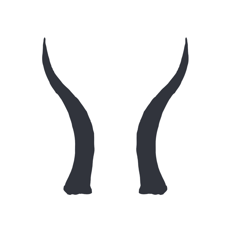 Animal Horns And Tusks 16 Vector Small Horn 01 - Designious