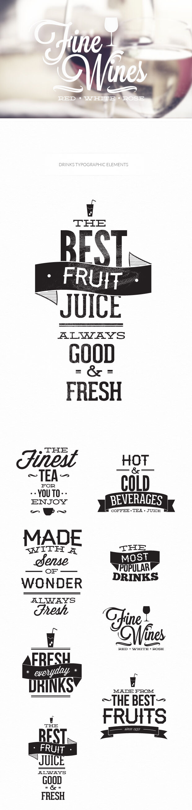 Typezilla 1: Free Super Premium Typography Set 6