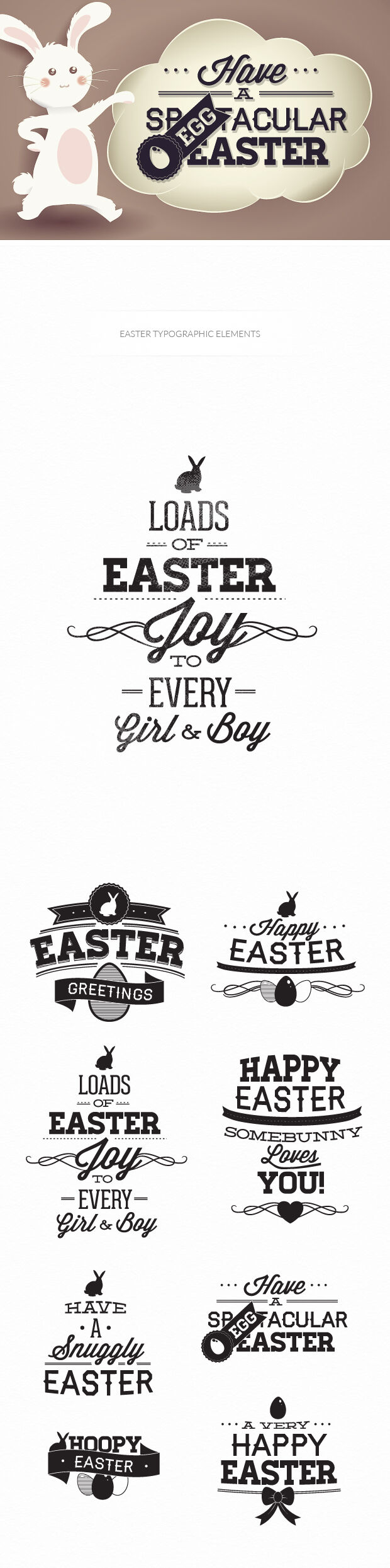 Typezilla 1: Free Super Premium Typography Set 8